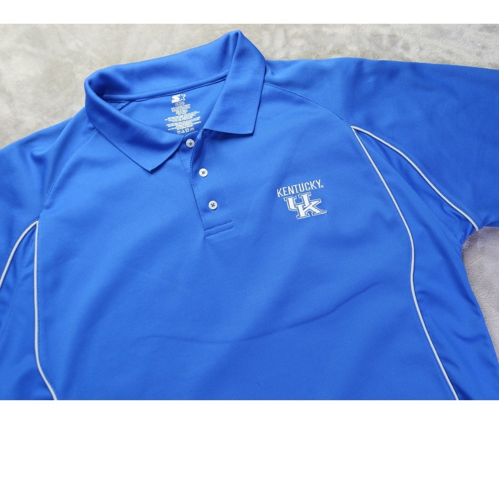 Kentucky Wildcats‎ Royal Blue Performance Polo Shirt Men's XL Starter